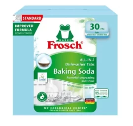 Indaplovių tabletės FROSCH Baking Soda, 30vnt 540g