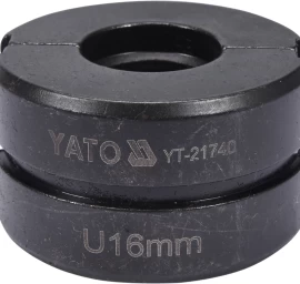 Indėklas U 16 mm presavimo replėms YT-21735 (YT-21740)