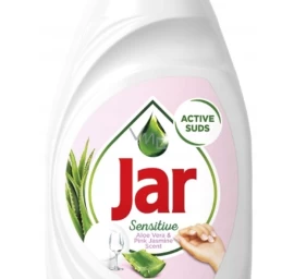 Indų Plovimo Skystis jar Sensitive Aloe &amp; Amp; Pink Jasmin, 900 Ml