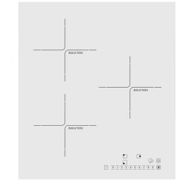 Indukcinė 45 cm pločio kaitlentė Schlosser PI403S1CW