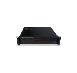 Industrial rack-mount 1 9inch 2U chasis ATX bla
