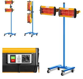Infraraudonųjų Spindulių Dažų Džiovintuvas Ant Stovo 2200w Ir-dryer2000.2