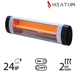 Infraraudonųjų spindulių šildytuvas Heatum H2000 OPTIM