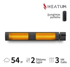 Infraraudonųjų spindulių šildytuvas Heatum H3000R EMPIRE
