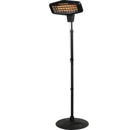 Infraraudonųjų spindulių šildytuvas | mobilus | 2200W | su pultu (68793)