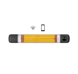 Infraraudonųjų spindulių šildytuvas šildytuvas “Tora - WiFi” 2500W, juodas