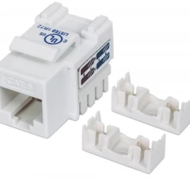 Intellinet Keystone Modulis Cat6 Utp Rj45 Su Užspaudžiamais Galais, Baltas