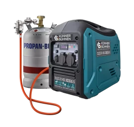 Inverterinis generatorius LPG/benzinas 3300 W KS 3000iG S KÖNNER &amp; SÖHNEN
