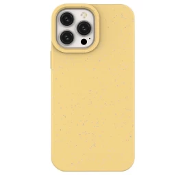 iphone 14 Plus Silikoninis Biologiškai Skaidus Geltonas Gradientinis Dangtelis