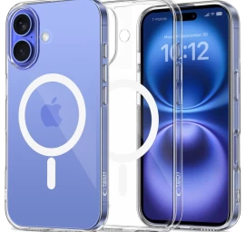 „iphone 16 Flexair Magsafe“ Dėklas – Skaidrus