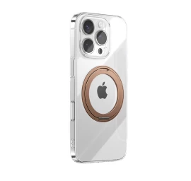 iphone 16 Pro Magsafe Dangtelis Su žiedu 360 - Aukso Spalvos