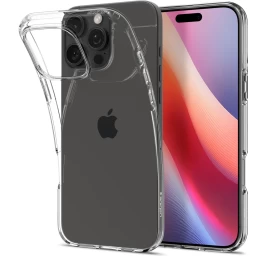iphone 16 Pro Max Skystųjų Kristalų Dėklas - Skaidrus