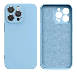 iphone 16e Galinis Dėklas Silikoninis Dėklas - Mėlynas