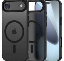 iphone 17 Air Galinis Dėklas magsafe Magmat - Matinės Juodos Spalvos