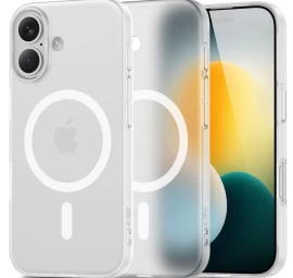 iphone 17 Galinis Dėklas magsafe Magslim - Baltas Matinis