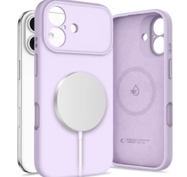 iphone 17 Magsafe Korpuso Nugarėlė Silikoninis - Violetinis