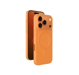 iphone 17 Pro Max Dėklas minimal Air Case Magsafe - Oranžinis