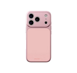 iphone 17 Pro Max Dėklas minimal Mag Full Cover Case - Rožinis