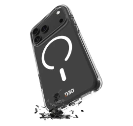 iphone 17 Pro Tpu Pc Impact Clear D3o Magsafe Dėklas - Skaidrus