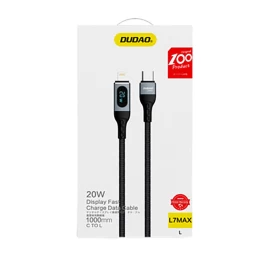 iphone Greitojo įkrovimo Kabelis Usb-c - Lightning Pd 20w 1 M Juodas