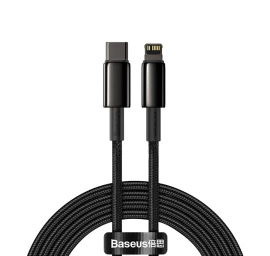 iphone Usb-c - lightning Greitojo įkrovimo 20w 2 M Kabelis - Visas Juodas