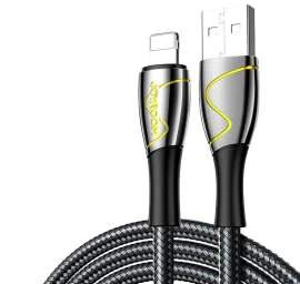 iphone Usb - Lightning 2.4a 2 M Juodas Kabelis mermaid Serijos iphone Usb - Lightning 2m