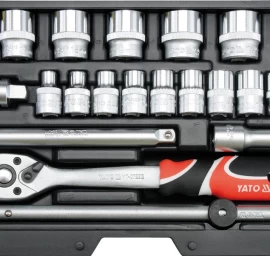 Įrankių komplektas | 10 mm (3/8) | 22 vnt. (YT-38561)