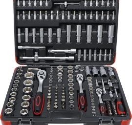 Įrankių rinkinys | 6.3 mm (1/4) / 10 mm (3/8) / 12,5 mm (1/2) | 172 vnt. (2283)