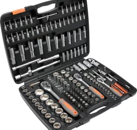 Įrankių rinkinys | 6.3 mm (1/4) / 10 mm (3/8) / 12,5 mm (1/2) | 173 vnt. (58688)