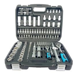 Įrankių rinkinys | 6.3 mm (1/4) + 12.5 mm (1/2) | 108 vnt. (ES78108)