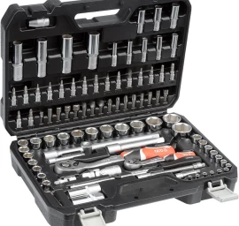 Įrankių rinkinys | 6.3 mm (1/4) + 12.5 mm (1/2) | 94 vnt. (YT-12681)