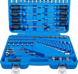 Įrankių rinkinys | 6.3 mm (1/4 ) + 12.5 mm (1/2) | E-Type / T-Star (Torx) | 84 vnt. (7849)