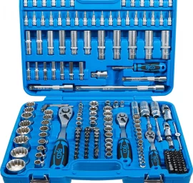 Įrankių rinkinys | daugiafunkcinės galvutės | 6.3 mm (1/4) / 10 mm (3/8) / 12.5 mm (1/2) | 192 vnt. (2247)