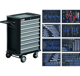 Įrankių spintelė BGS Technic 4050 | 8 stalčiai | 296VNT.