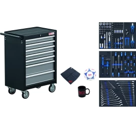 Įrankių spintelė BGS Technic 4080 | 7 stalčiai | 129VNT.