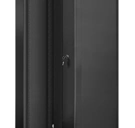 įrengimo Spinta 19&amp;#039;&amp;#039; 27u 600x600mm Juoda (stiklinės Durys)