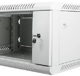 įrengimo Spinta 19&amp;#039;&amp;#039; 4u 600x600mm Pilka (stiklinės Durys)
