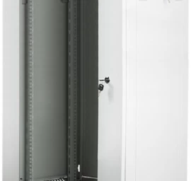 įrengimo Spintelė 19&amp;#039;&amp;#039; 18u 600x450mm Pilka (stiklinės Durelės)