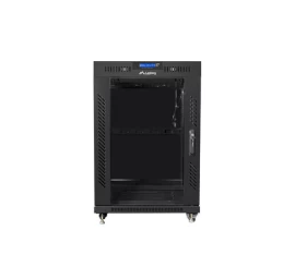 įrengimo Stovas 19&amp;quot; 15u 800x1000 Black Lcd Glass Door Lanberg (flat Pack)