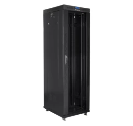 įrengimo Stovas 19&amp;quot; 42u 600x800 Black Glass Door Lcd Lanberg (flat Pack)