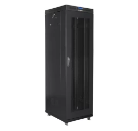 įrengimo Stovas 19&amp;quot; 42u 600x800 Black Perfect Door Lcd Lanberg (flat Pack)