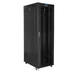 įrengimo Stovas 19&amp;quot; 42u 800x1000 Black Lcd Glass Door Lanberg (flat Pack)