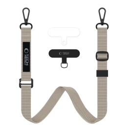 Išmaniojo Telefono Dirželis Ant Kaklo, Riešo - Smėlio Spalvos