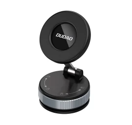 Išmaniojo Telefono Laikiklis Su Siurbtuku Priekiniam Stiklui Ir Prietaisų Skydeliui magsafe - Juodas