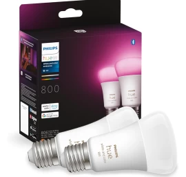 Išmanios lemputės Philips Hue White and Colour Ambience 800 | E27 | 2vnt
