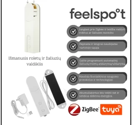 Išmanusis langų roletų ir žaliuzių valdiklis Feelspot BDM01ZB