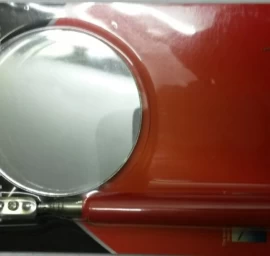 Ištraukiamas teleskopinis veidrodėlis XXL apskritas Ø 85 mm, 240-740 mm (QJIM-07C)