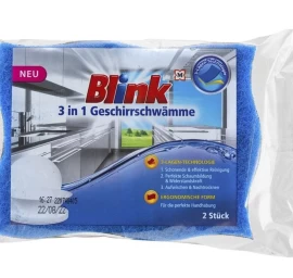 Išversti Produkto Pavadinimą į Lietuvių Kalbą (de) Blink, 3in1, Indų Kempinėlės, 2 Vienetai (vokietijos Produktai).