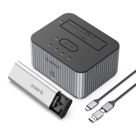 It28e-c Dokinė Stotelė Su Klonavimo Funkcija, Skirta 2 M.2 Nvme 2,5'' / 3,5'' Hdd / 2,5'' Ssd - Pilka It28e-c Dokinė Stotelė Su Klonavimo Funkcija, Skirta 2 M.2 Nvme 2,5'' / 3,5'' Hdd / 2,5'' Ssd - Pilka