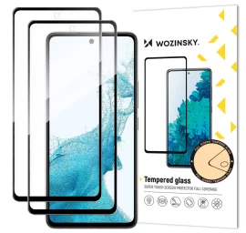Itin Tvirtas Viso Ekrano Grūdintas Stiklas Su Rėmeliu Samsung Galaxy A53 5g Juodas Kit 2 Vnt.